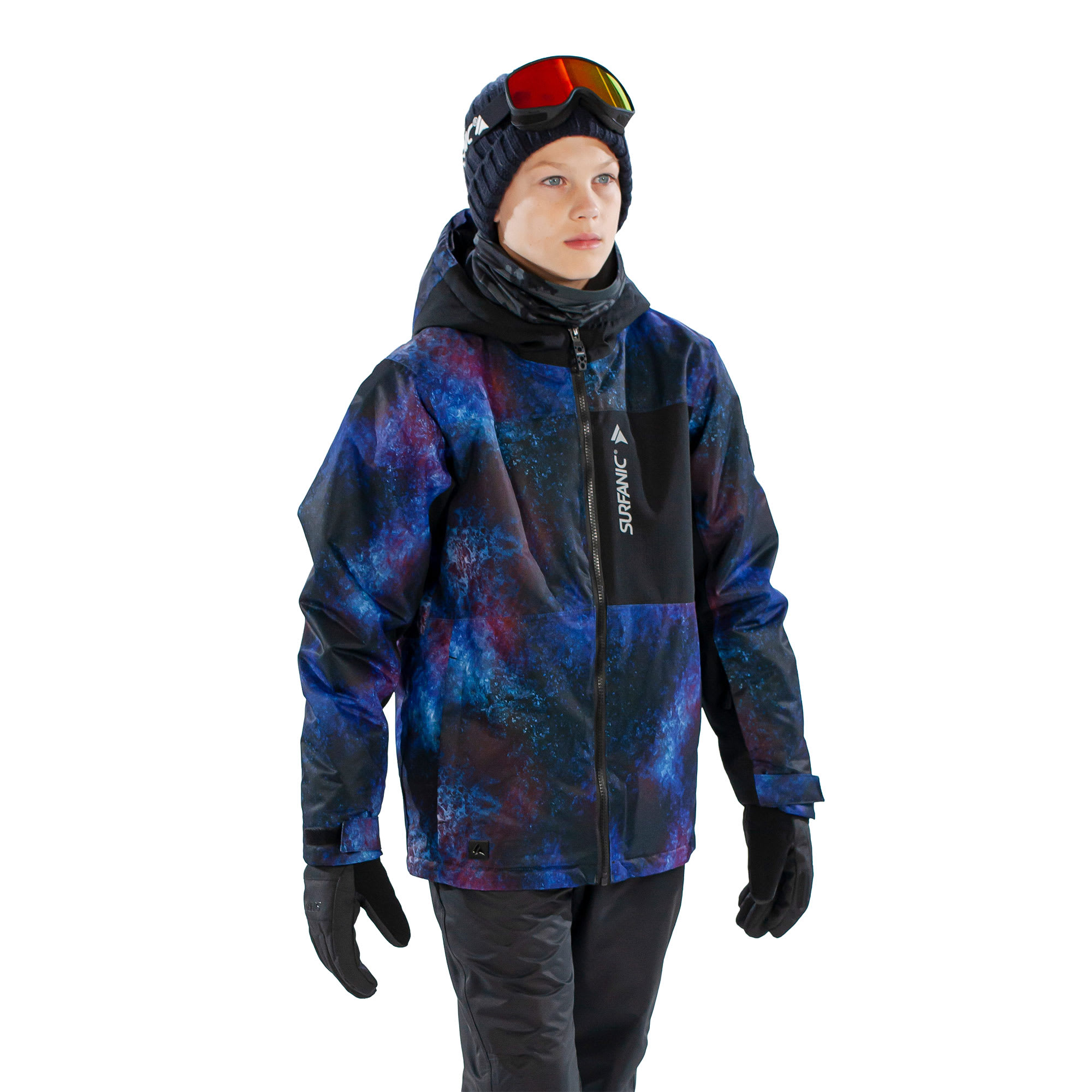 Surfanic Misfit Space Boys' Insulated Ski/Snowboard Jacket