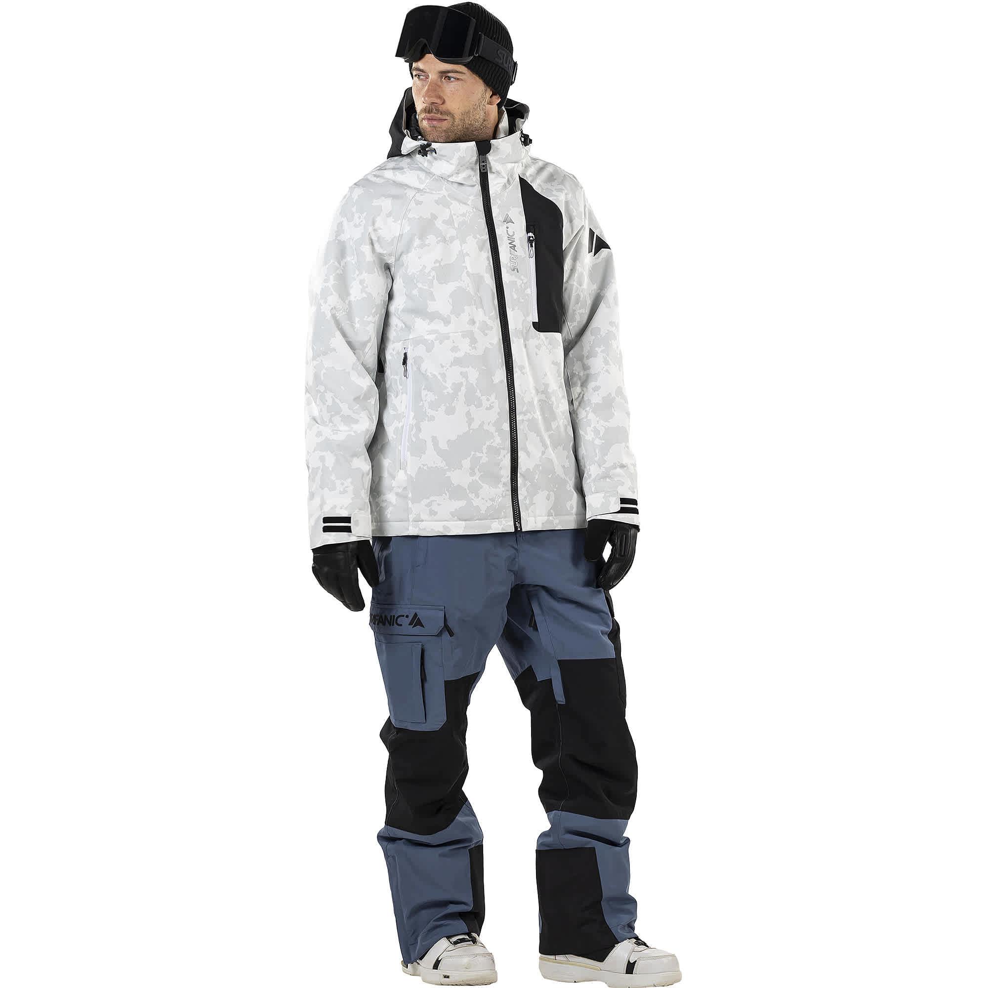 Surfanic Orion 2.0 Map Mens Ski and Snowboard Jacket