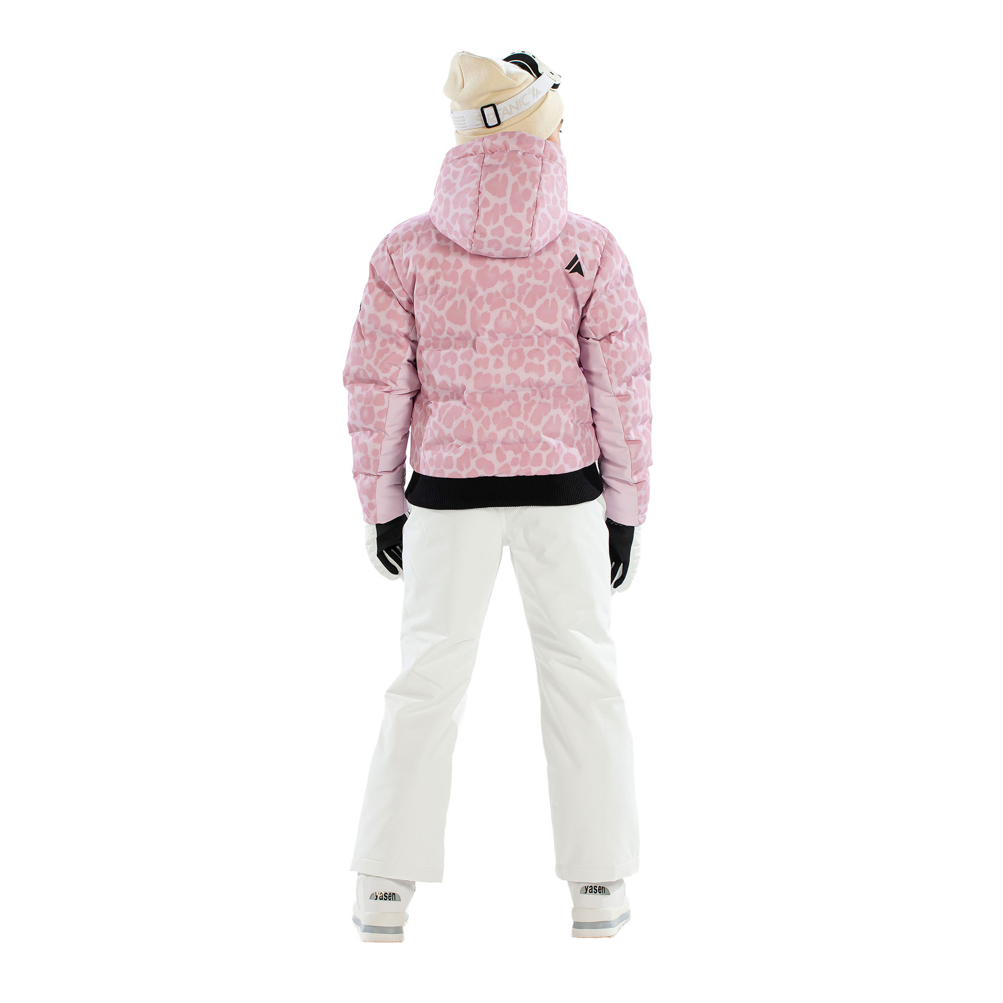 Surfanic Venice Leopard Girls Ski and Snowboarding Jacket