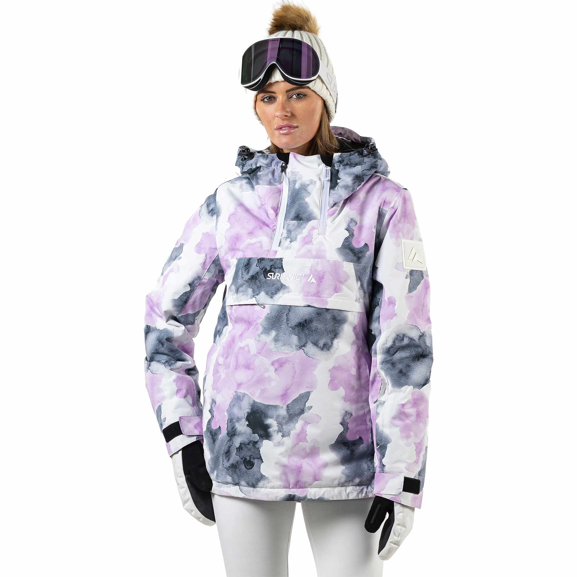 Surfanic Odyssey 2.0 Womens Ski and Snowboard Watercolour Jacket