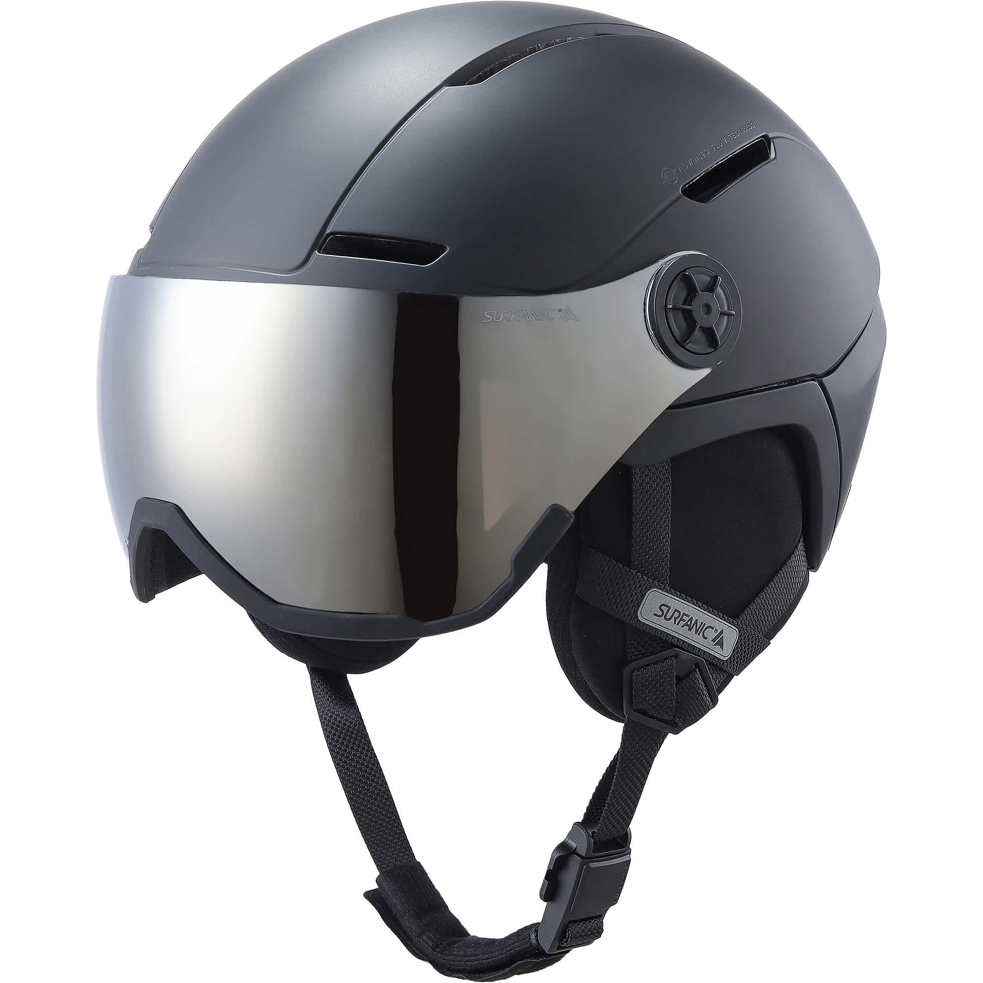 Surfanic Halo Visor Ski and Snowboard Helmet