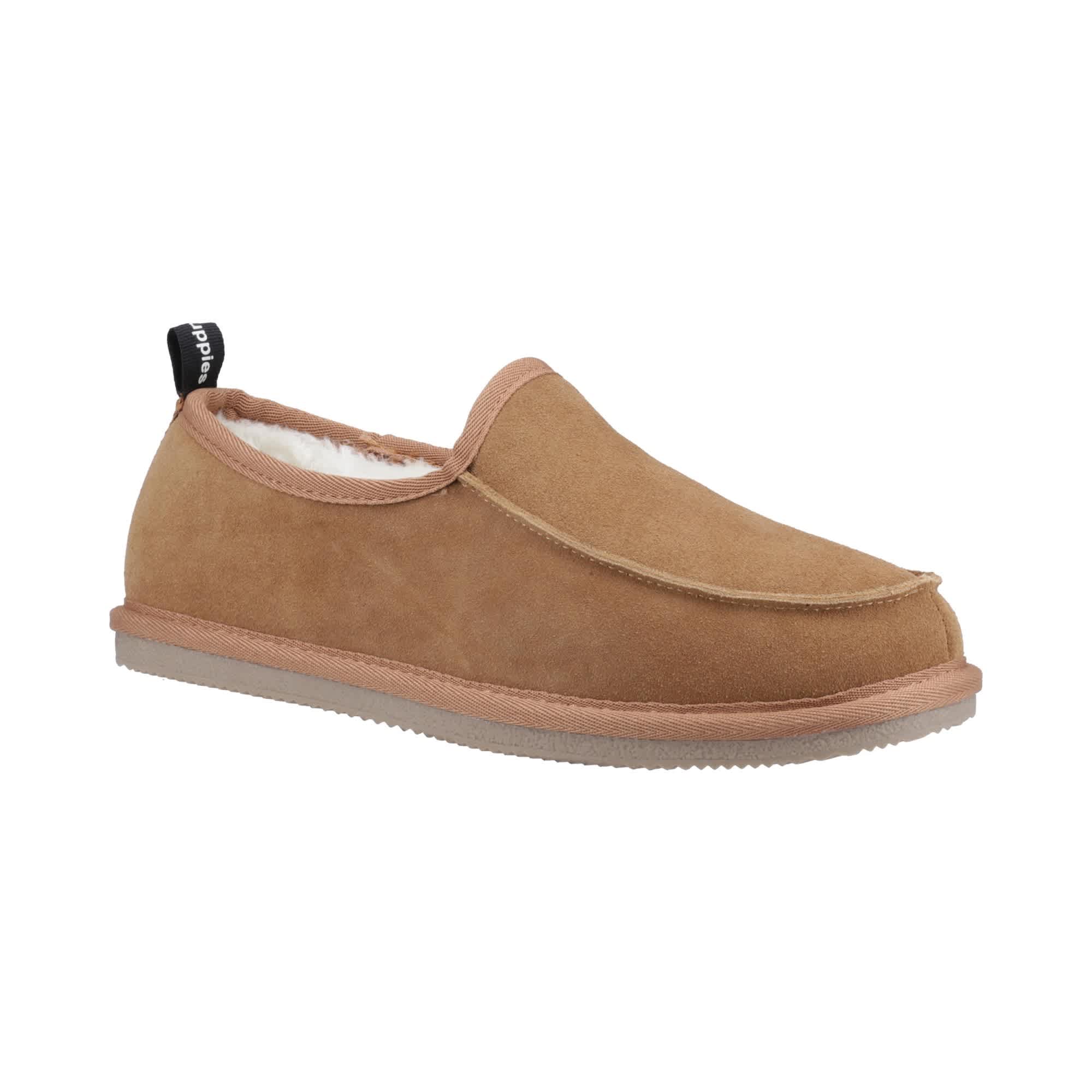 Hush Puppies Heren Charles Slippers, Zwart, 42 UK, Zwart, 39.5 EU