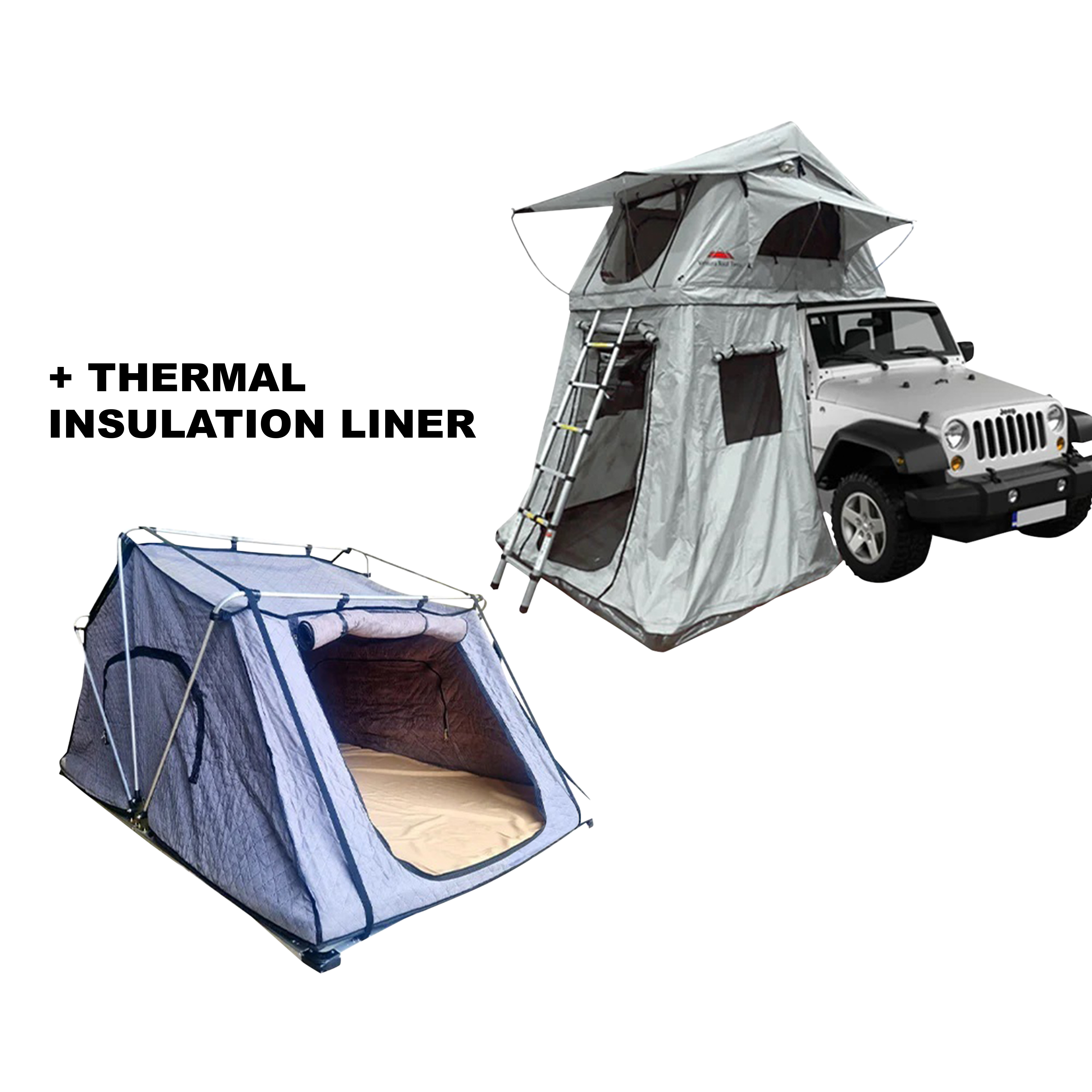 Ventura Deluxe 1.4 Roof Top Tent + Annex + Thermal Liner