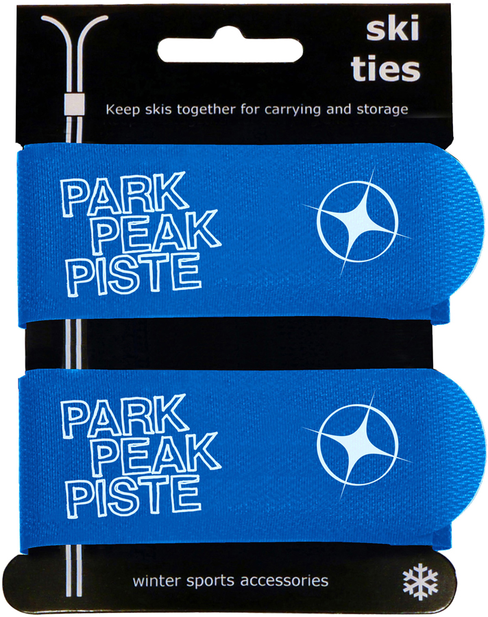 Manbi Jumbo Hook-and-loop Ski Ties, Velcro Style