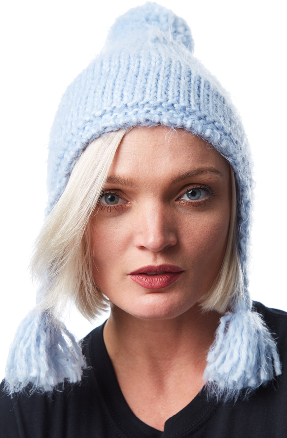 Manbi Women's fluffy salsa Ski/Snowboard Bobble hat