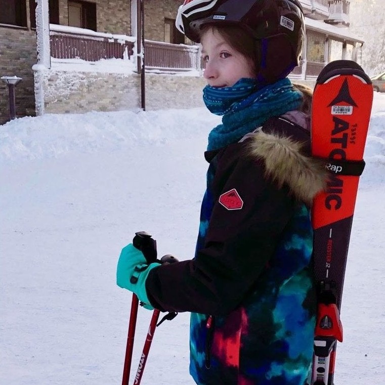SnoKart Ski Rap Over Shoulder Ski Carrier