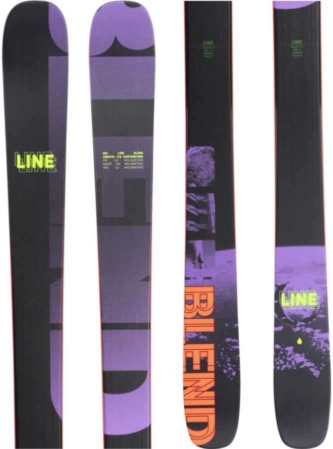 LINE Blend スキー ＋ ATTACK LINE Blend Skis 2025 | LINE Skis, Ski Poles, & Clothing