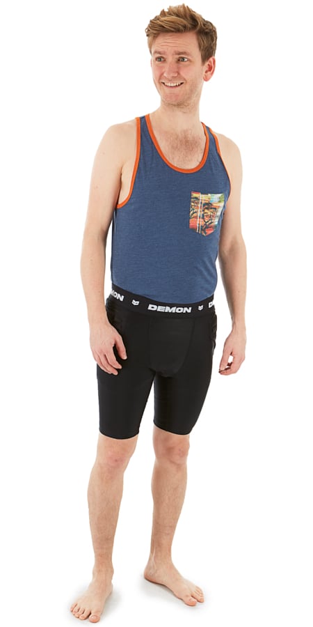 Demon Skinn Compression Ski/Snowboard Impact Shorts