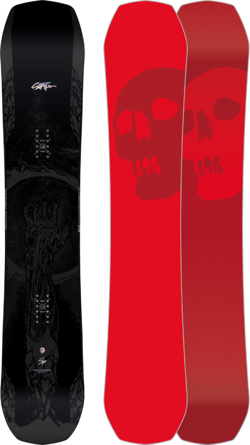Capita Black Snowboard of Death Camber Snowboard