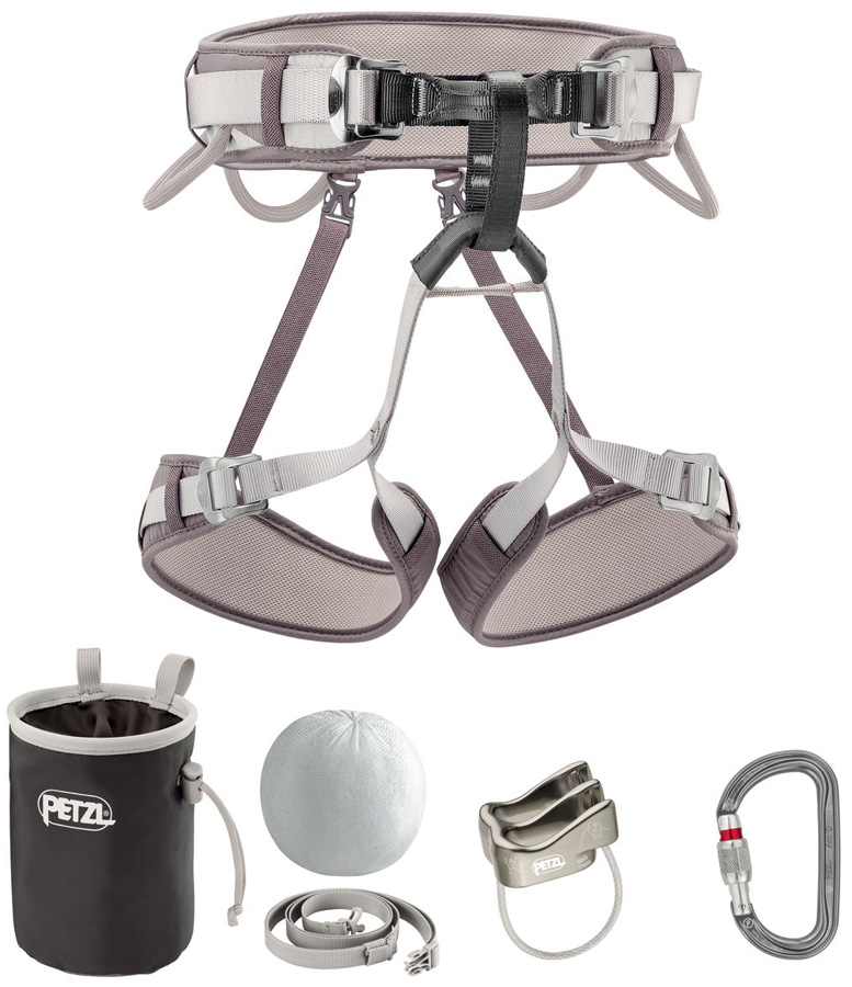 Petzl Corax Kit Climbing Harness Package