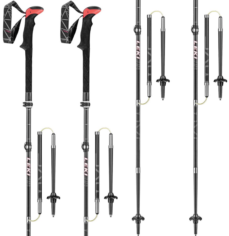Leki Micro Vario Carbon Folding Trekking Poles