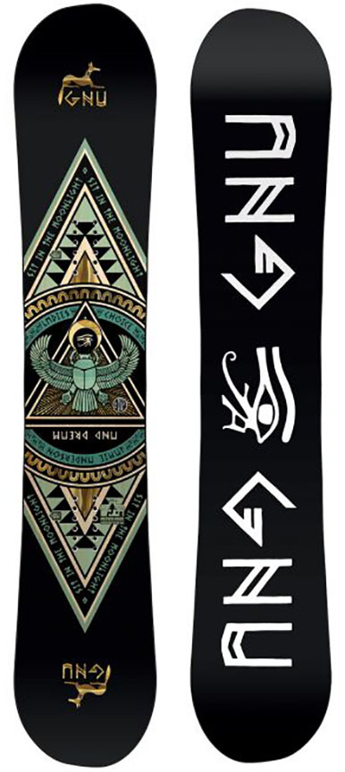 GNU Ladies Choice Asym Women's Hybrid Camber Snowboard