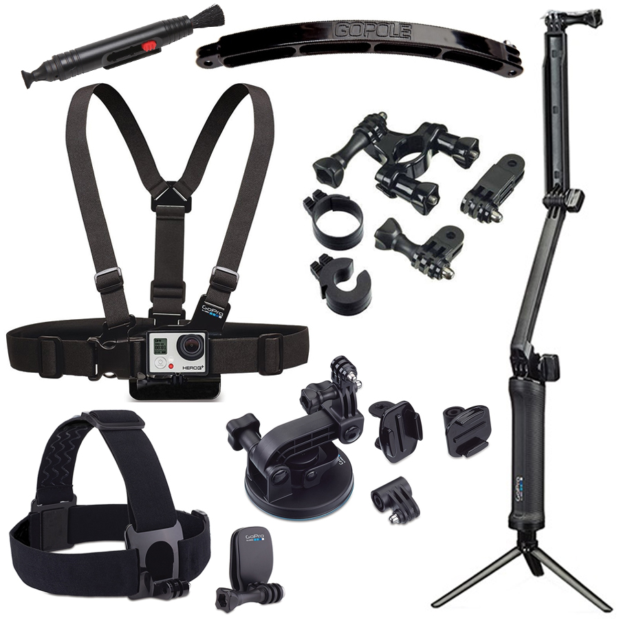 Absolute Premium Package GoPro Accessory Bundle