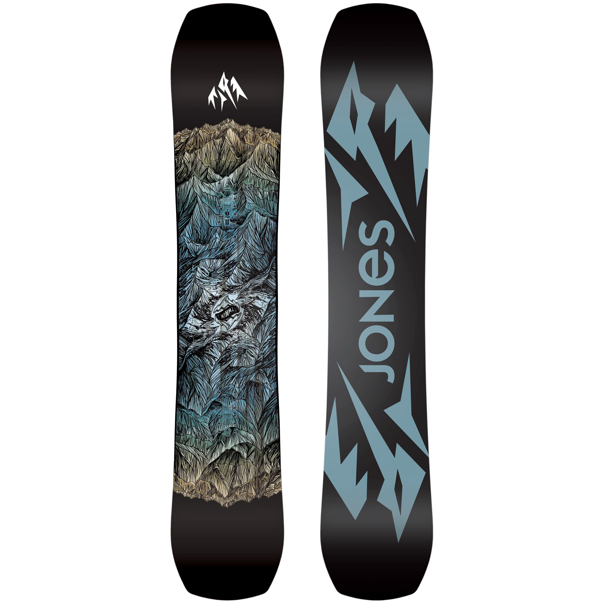 Jones Mountain Twin All Mountain/Freestyle Snowboard