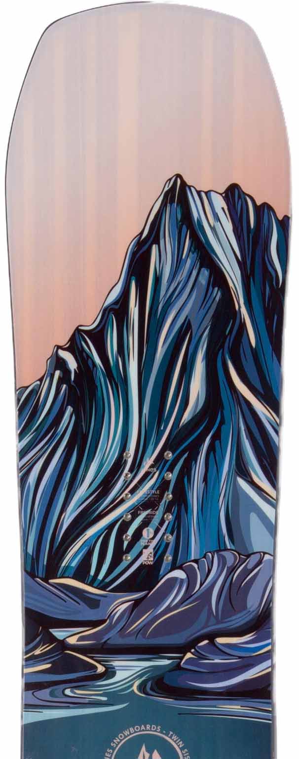 Jones Twin Sister Women's Hybrid Camber Snowboard