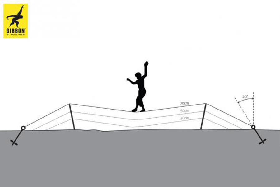 Gibbon Ground Screw Slacklining Ground Anchor