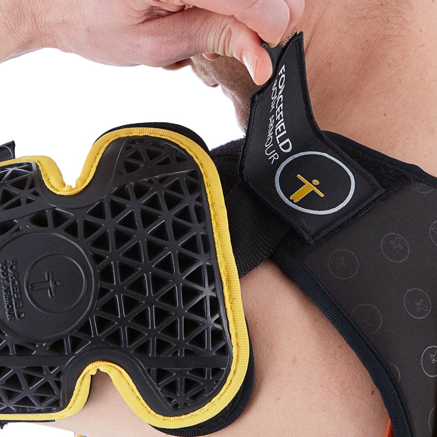 Piggyback Rider ブラック ハーネス Forcefield EX - K Harness Adventure L2 Upper Body Protection