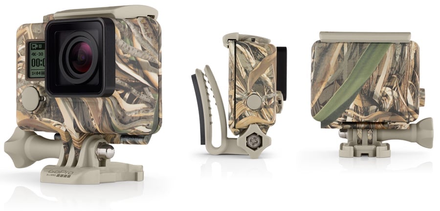 GoPro Camo Camera Housing + Quick Clip Replacement Accessory