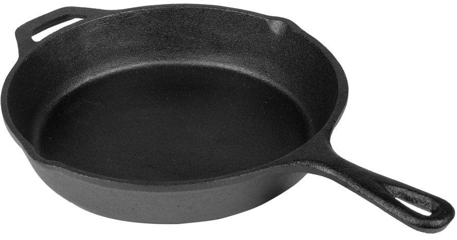 Poler Cast Iron Skillet Heavy Duty Camping Frying Pan