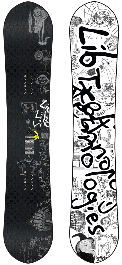 Lib Tech Skate Banana All Mountain/Freestyle Snowboard