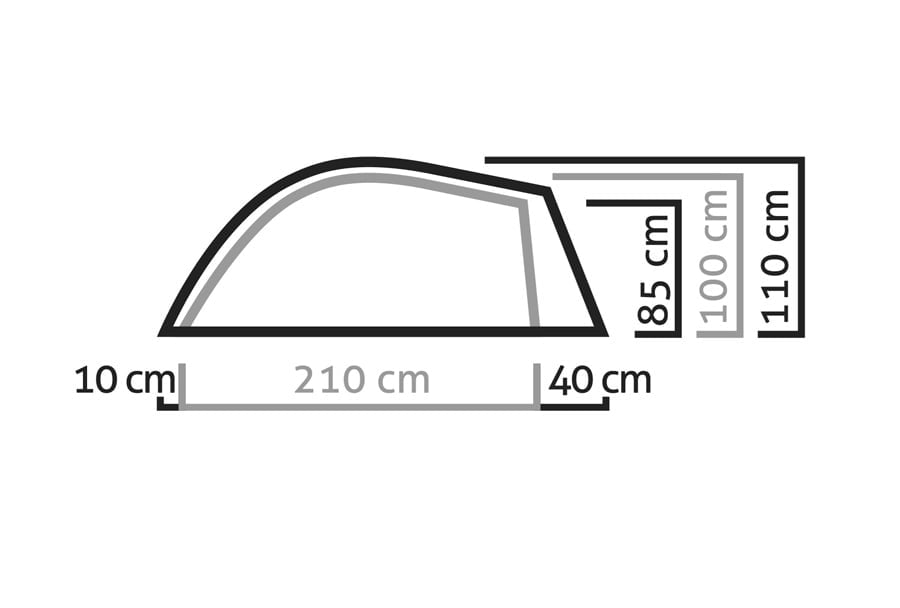 Salewa Litetrek 2 Lightweight Hiking Tent + Footprint