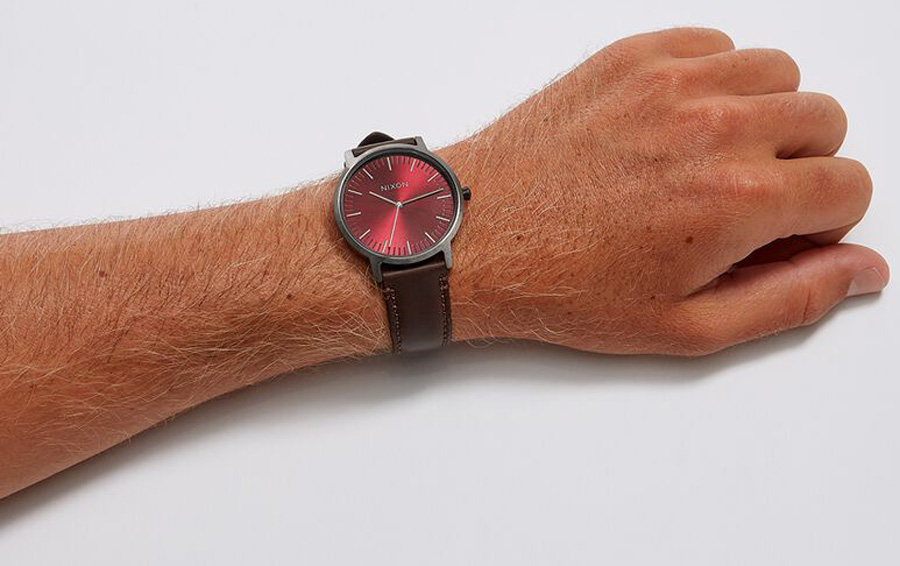 Nixon Porter Leather Men's Analog Watch