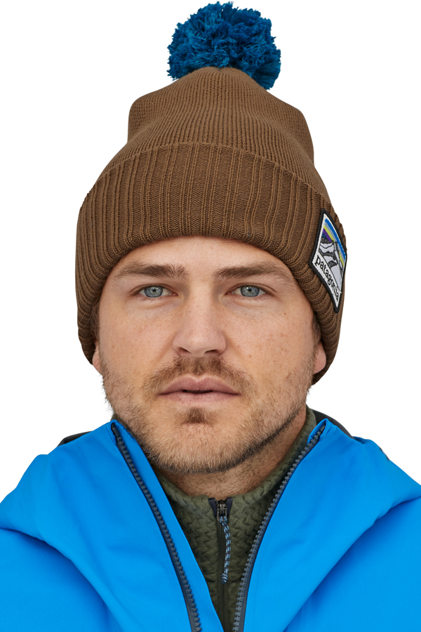 Patagonia Powder Town Beanie Unisex Cuffed Bobble Hat