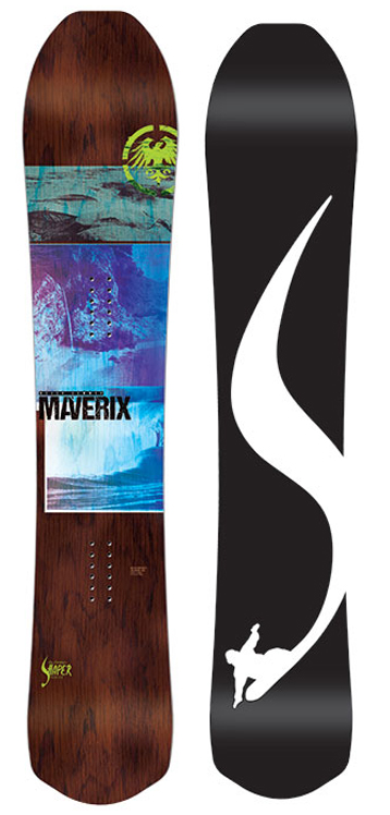 Never Summer Maverix Rocker Camber Snowboard