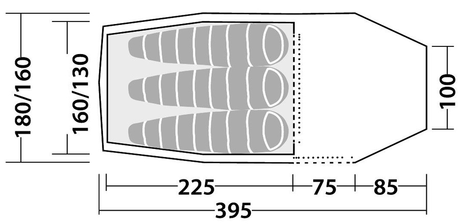 Robens Voyager 3EX Lightweight Trekking Tent