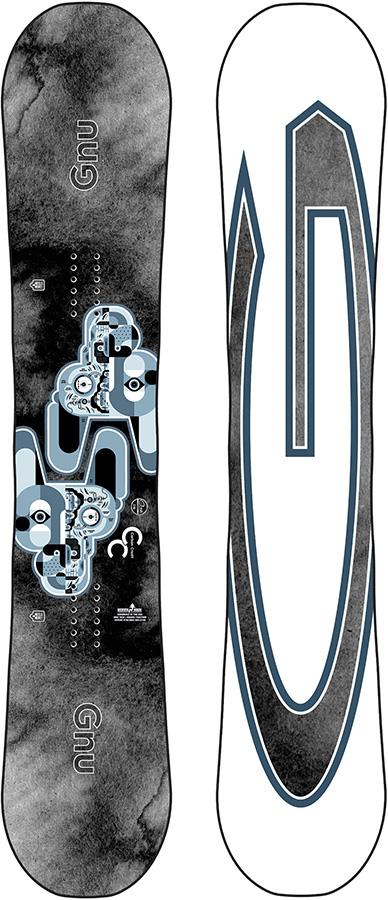GNU Carbon Credit Asym Hybrid Camber Snowboard