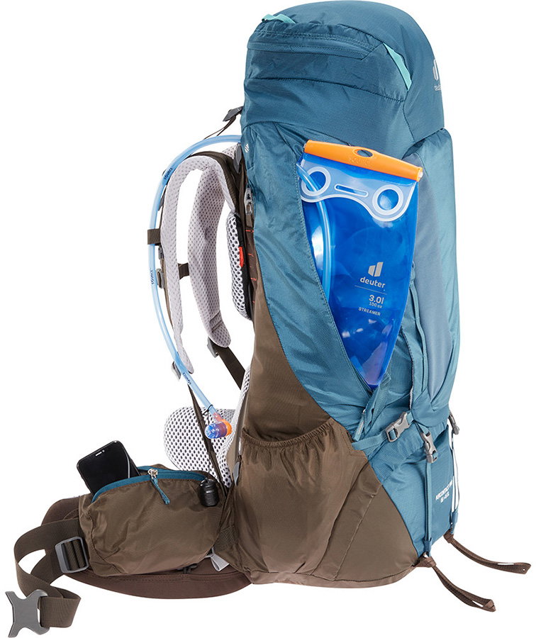 deuter aircontact pro 55+15 sl backpack - women' Women's Core 55+10 Trekking : Sports & Outdoors frame for improved load transfer control and a VariSlide system for adjustable back length for a variety of torso sizes Deuter Women's Aircontact Pro 65+10L