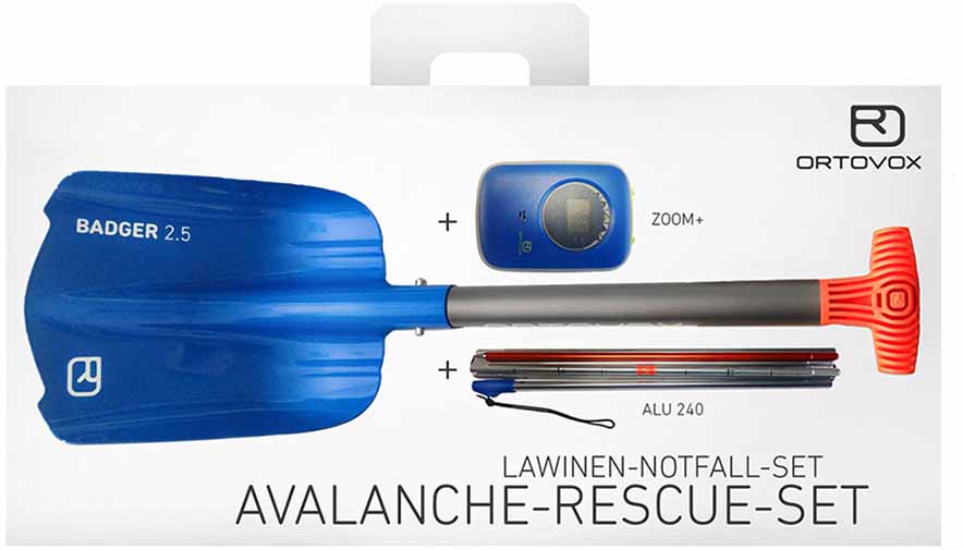 Ortovox Zoom+ / Badger 2.5 / Alu 240 Avalanche Safety Package