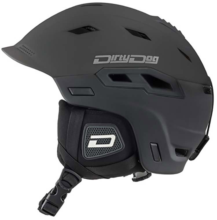 dirty dog crater snowboard ski helmet HYDRA Tec and features a retro shape that sits low on your head Bolle Eco Atmos Ice White