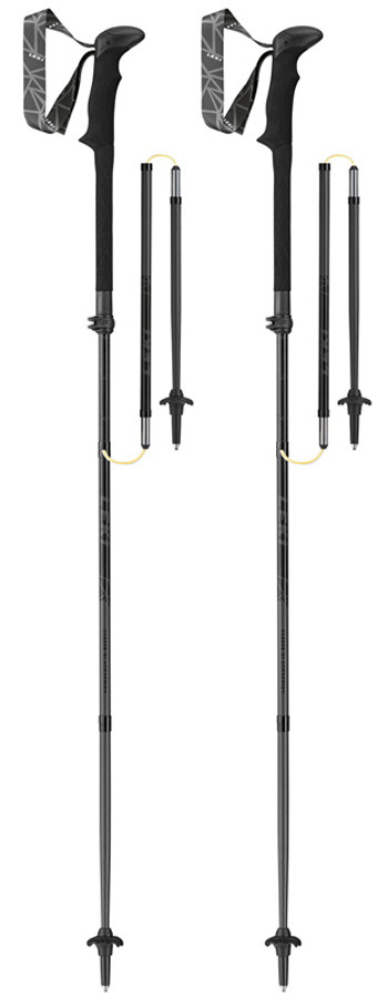 Leki Black Series Micro Vario Carbon Folding Trekking Poles