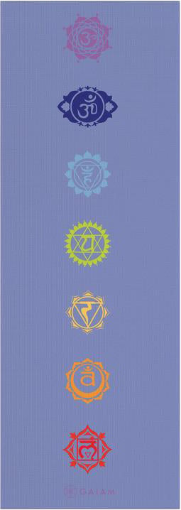 Gaiam Classic Printed Yoga/Pilates Mat