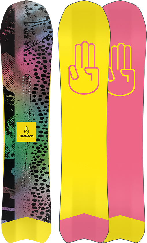 Bataleon Snowboard Party Wave + Homme (Noir/Gris) | .f