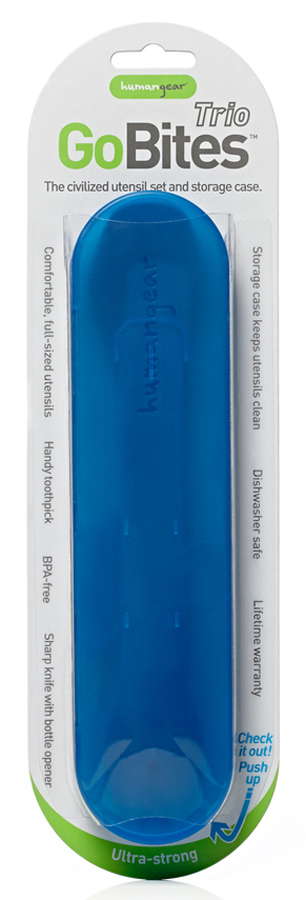 Humangear GoBites Trio Travel Cutlery Set with Case