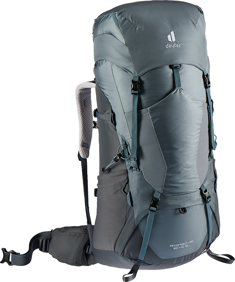 Deuter Aircontact Lite 60+10 SL バックパック ハイキング 登山 パプリカ ティール DEUTER AIRCONTACT 60+10 SL Womens Hiking Pack