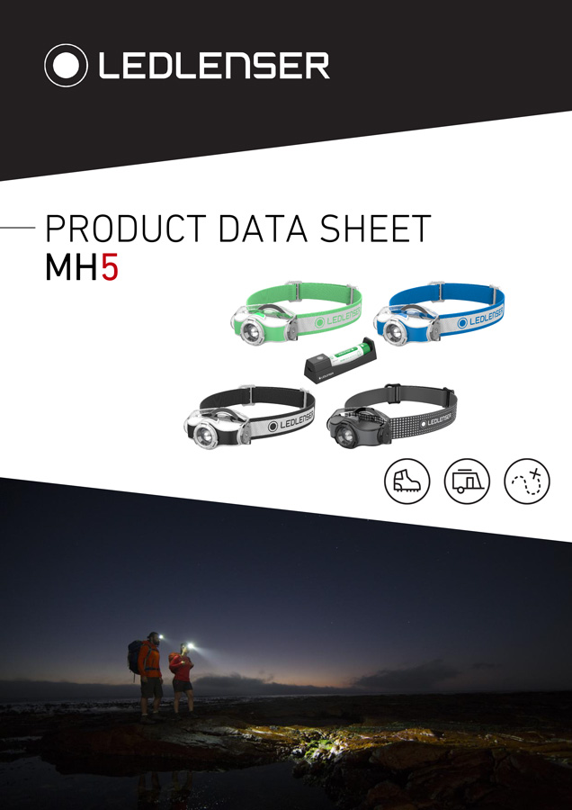 Ledlenser MH5 Headlamp Rechargeable Led Head Torch