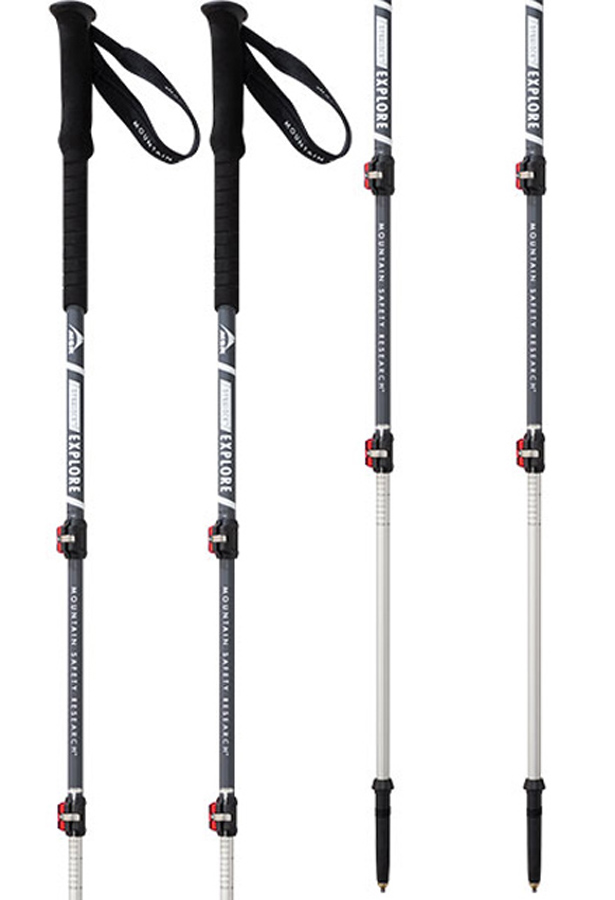 MSR DynaLock Explore Adjustable Ski & Snowboard Poles