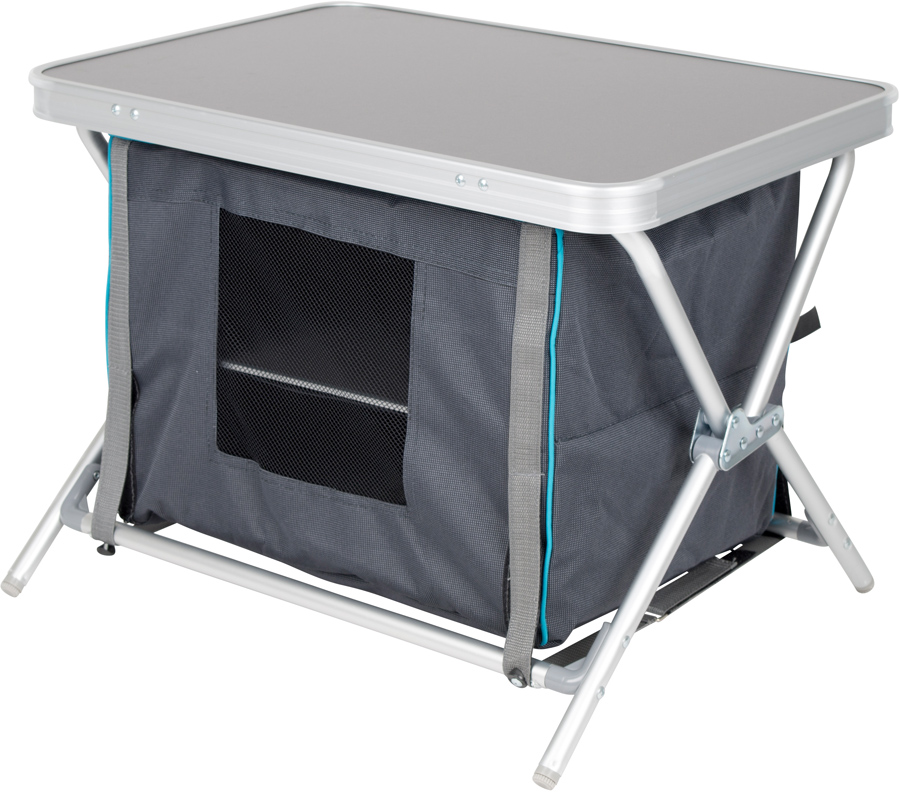 Bo-Camp Cupboard Low Compact Folding Camping Tavel Cabinet