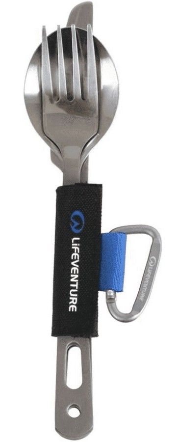 Lifeventure Titanium Cutlery Set Ultralight Camping Utensils