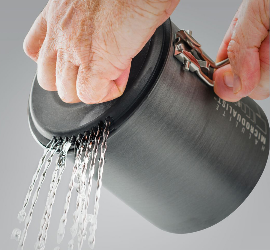 GSI Outdoors Halulite Microdualist II Compact Camping Cook Set