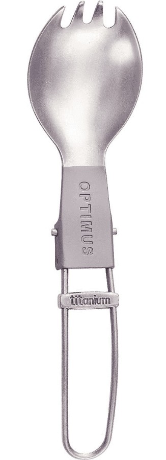 Optimus Titanium Folding Spork Ultra Compact Camping Utensil
