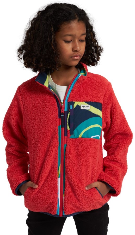Burton Girls' Snooktwo Reversible Fleece Jacket