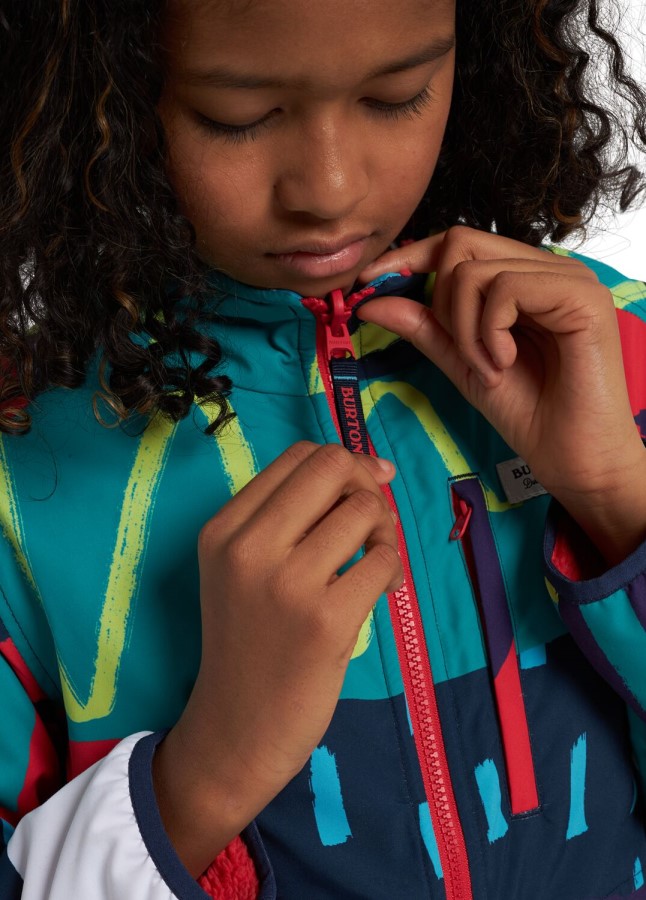 Burton Girls' Snooktwo Reversible Fleece Jacket