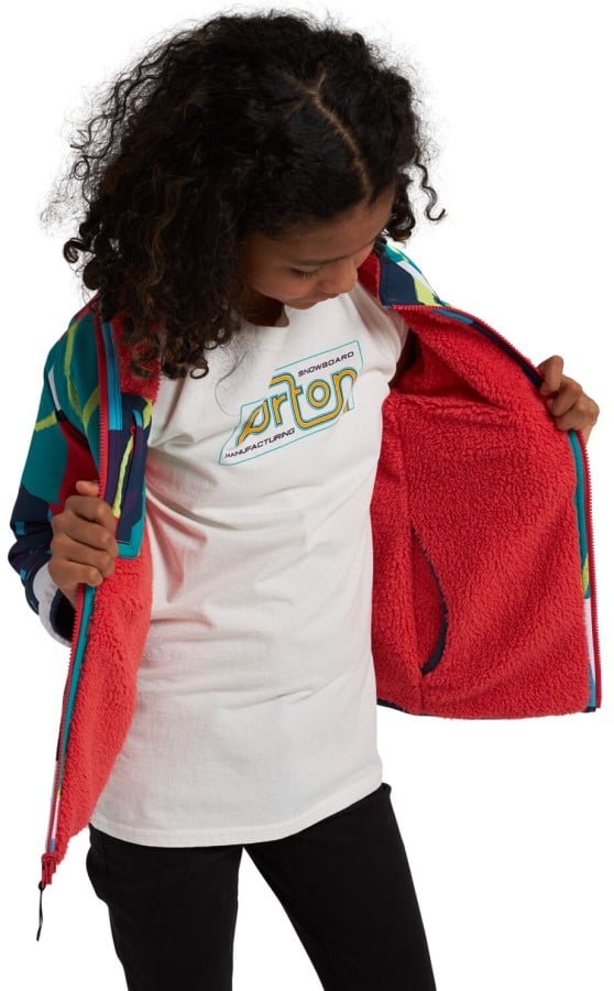 Burton Girls' Snooktwo Reversible Fleece Jacket