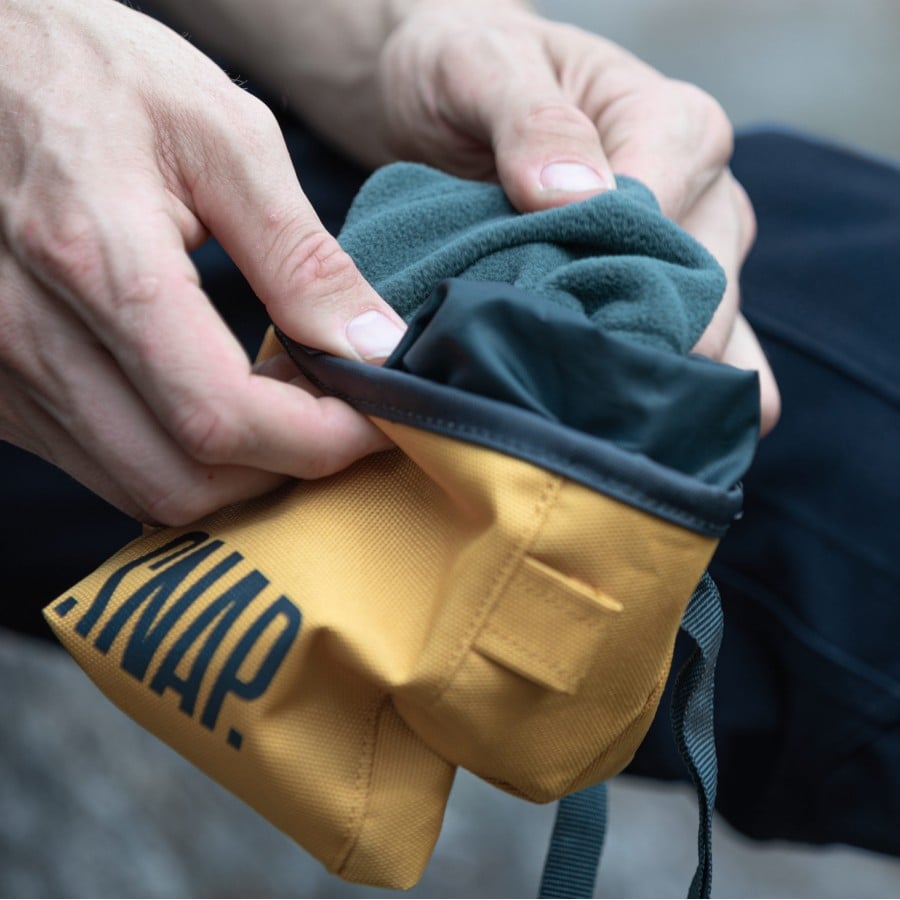 Snap Pocket Zip Rock Climbing Chalk Bag