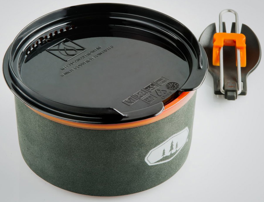 GSI Outdoors Pinnacle Soloist 2 Compact Camping Solo Cookset