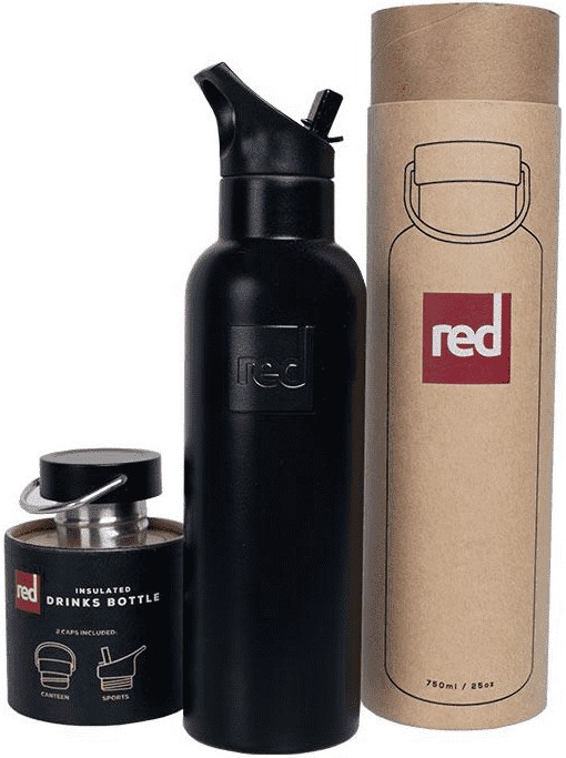 Red Insulated Water Bottle Vacuum Thermal Flask